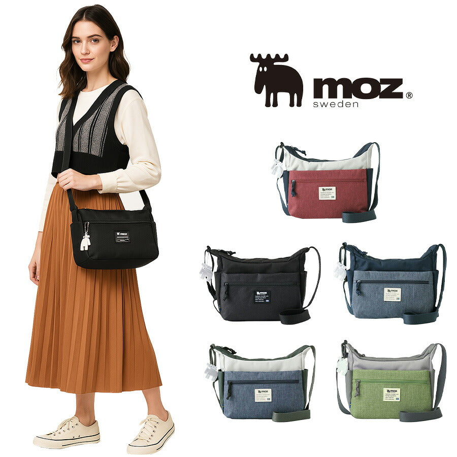 【当店オリジナルエコバッグプレゼント中!】【moz】モズ 軽量 ショルダーバッグ ZZEI-28 レディース マザーズバッグ 女性 北欧 斜め掛け 肩掛け プレゼント ギフト 誕生日 出産祝い ミニバッグ 軽い 軽量 撥水 鞄 おしゃれ 母の日 人気 正規取扱店