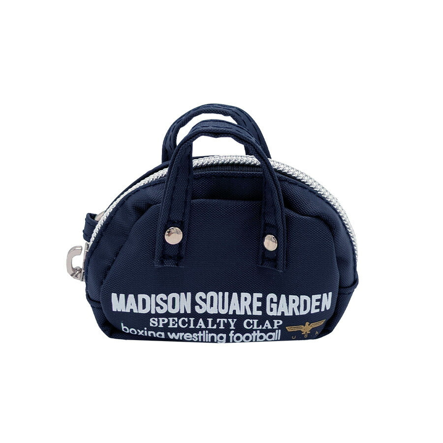 【クリックポスト/時間指定不可】【MADISON SQUARE GARDEN】432-141 ミニマルポーチ 小物ケース カラビナ付き マジソンバッグ ユニセックス ギフト ブラック