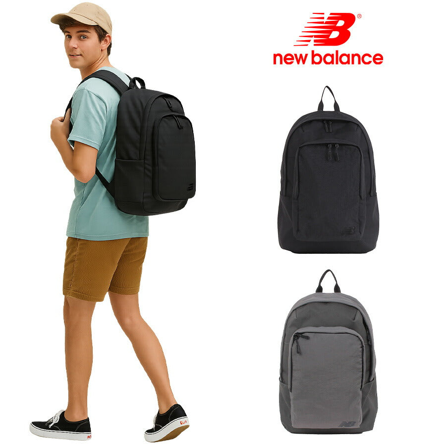 【New Balance】リュック 大容量 lab55673 23L バックパック リュック 大容量 リュックサック かばん バッグ 通勤 通学 部活 中高生 ユニセックス ギフト プレゼント ブラック