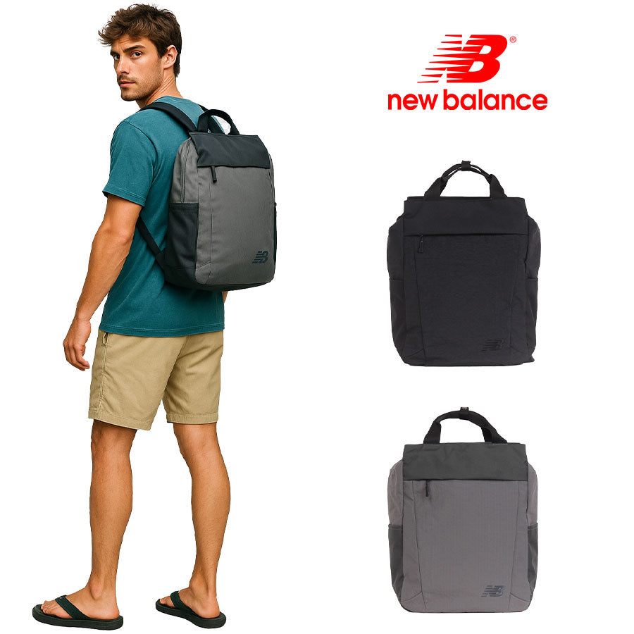 【New Balance】リュック 大容量 lab55674 18L トートリュック リュック 大容量 リュックサック かばん バッグ 通勤 部活 中高生 ユニセックス ギフト プレゼント ブラック