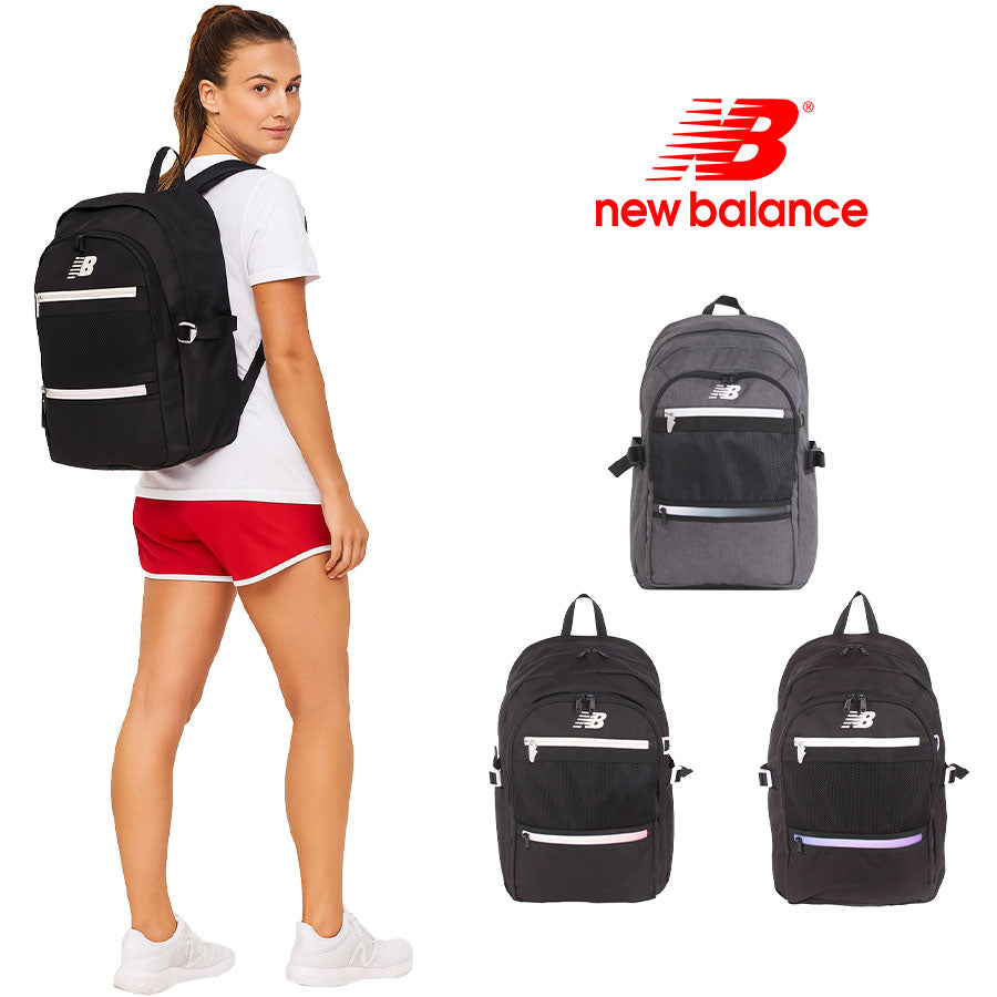 【New Balance】リュック 大容量 lab55683 30L デイパック リュック 大容量 リュックサック かばん バッグ 軽量 通勤 通学 中高生 ユニセックス ギフト プレゼント グレー