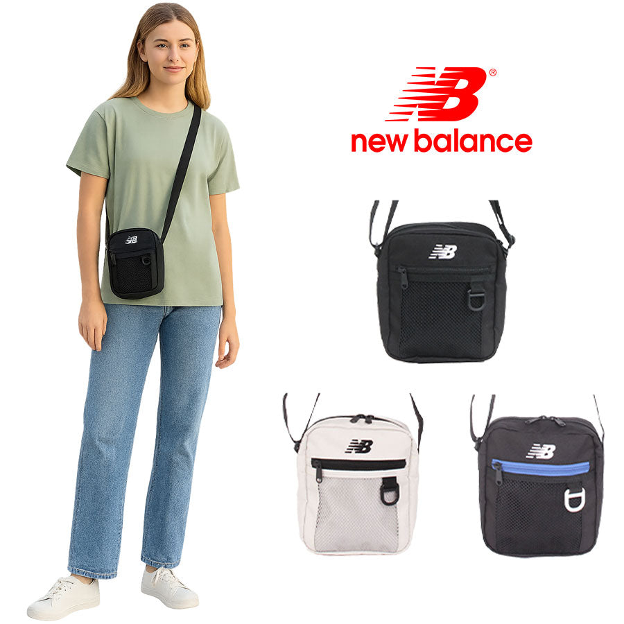 【クリックポスト/時間指定不可】【New Balance】 lab55686 2L ミニショルダー 斜め掛け 肩掛け コンパクト かばん バック 軽量 ユニセックス ギフト ブラック