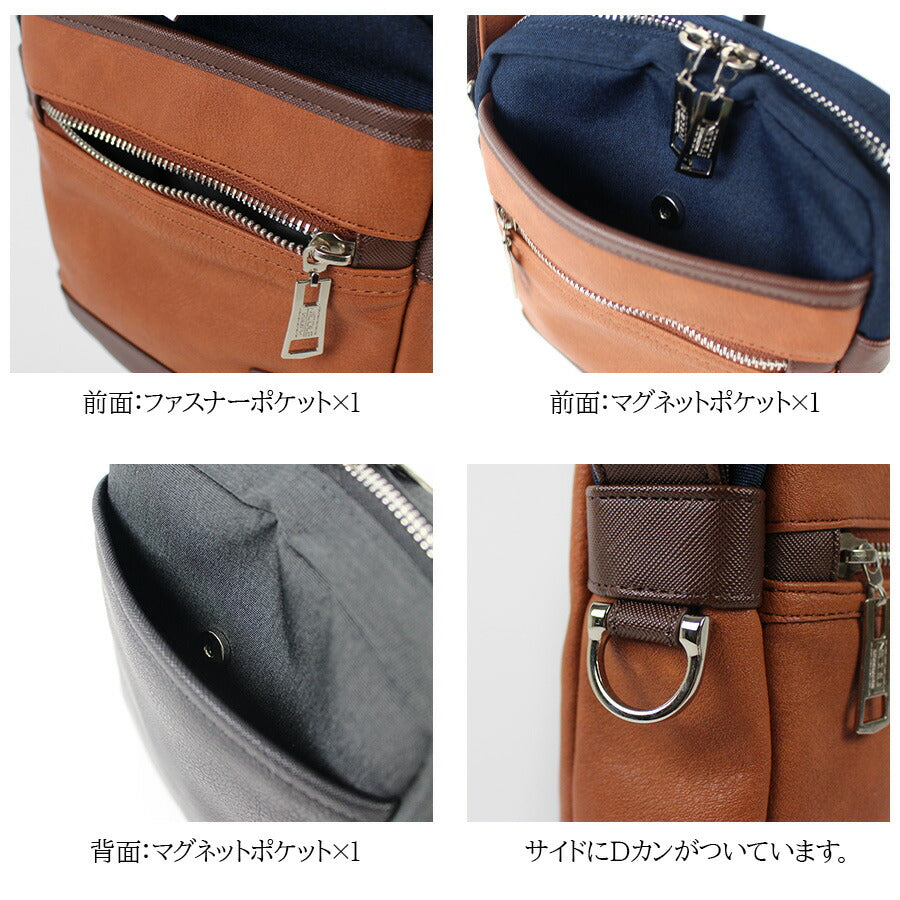 【NICOLE】NIL280 フォーカス ポーチ 斜め掛け メンズ かばん カバン 鞄 バッグ ショルダー シンプル ニコル ブラック キャメル ネイビー 使いやすい かっこいい おしゃれ お出かけ 普段使い 日常 大人 父の日 敬老の日