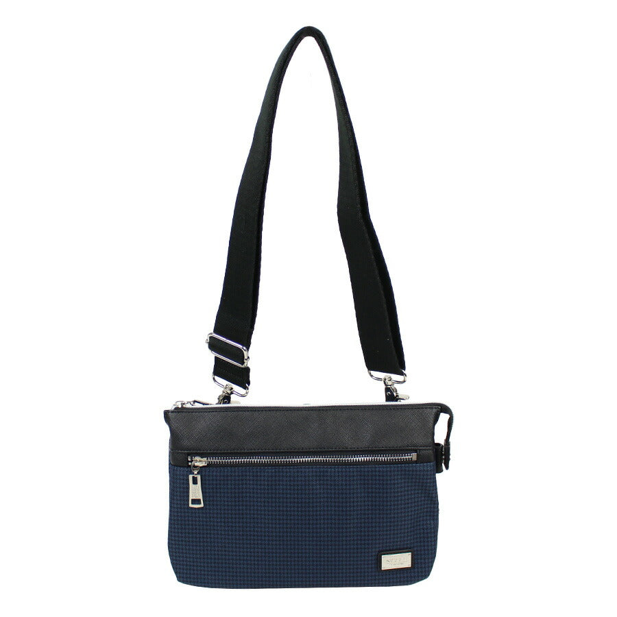 【正規取扱店】NICOLE ニコル ニューアーバン シリーズ NIL227 クラッチバッグ ショルダーバッグ 2way マチなし コンパクト ブランド おすすめ おしゃれ シンプル 黒 ブラック 紺 ネイビー 合皮 サフィアーノ調 トレンド 送料無料 プレゼント