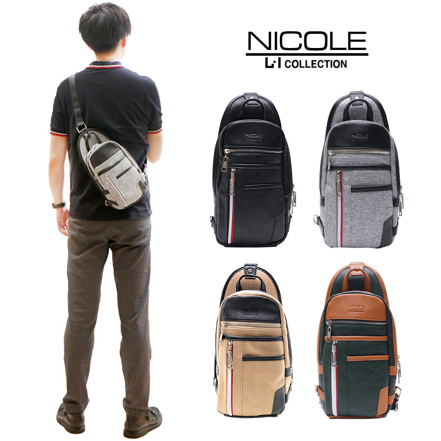 【正規取扱店】【NICOLE】ニコル オデッセイ ワンショルダーバッグ ボディバッグ NIL240 正規品 メンズ カジュアル きれいめ 斜め掛け 大人 ブランド おしゃれ かっこいい 父の日
