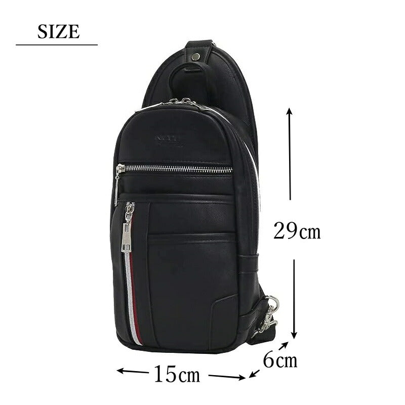 【正規取扱店】【NICOLE】ニコル オデッセイ ワンショルダーバッグ ボディバッグ NIL240 正規品 メンズ カジュアル きれいめ 斜め掛け 大人 ブランド おしゃれ かっこいい 父の日