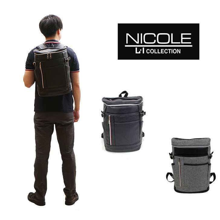 【正規取扱店】NICOLE ニコル オデッセイ NIL261 デイパック リュック メンズ 男性 かっこいい カジュアル きれいめ ブランド おしゃれ 人気 おでかけ ミドルエイジ クリスマス プレゼント 父の日 合皮