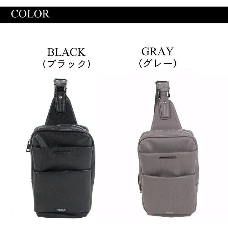 【正規取扱店】NICOLE ニコル リップル NIL272 ボディバッグ ワンショルダー バッグ メンズ 男性 かっこいい カジュアル きれいめ おしゃれ 人気 おでかけ ミドルエイジ クリスマス プレゼント 父の日 合皮 正規品