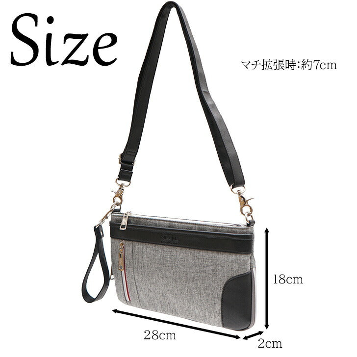 【正規取扱店】NICOLE ニコル オデッセイ シリーズ NIL277 クラッチバッグ ショルダーバッグ 2way マチなし コンパクト ブランド おすすめ おしゃれ シンプル 黒 ブラック 紺 ネイビー 合皮 サフィアーノ調 トレンド 送料無料 プレゼント
