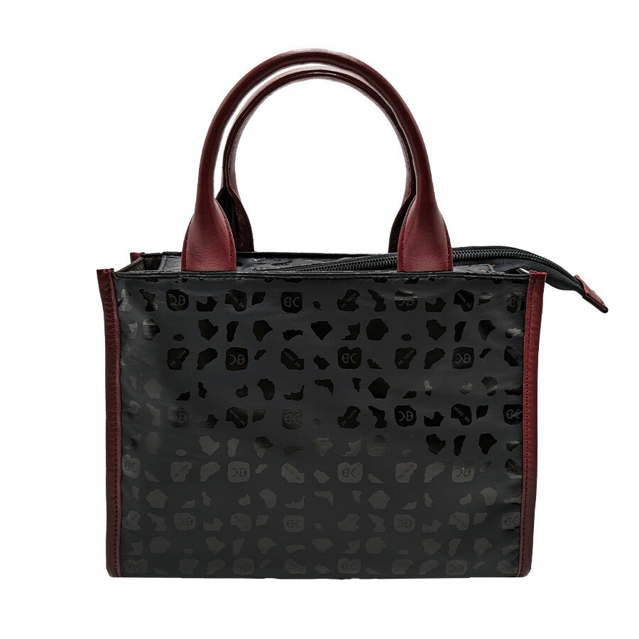 【NATURAL BAG】7130 2WAYハンドバッグ 手持ち レディース かばん 鞄 カバン バッグ ナチュラルバッグ ドットブラック マットブラック/ボルドー ブロンズ シルバー 使いやすい 軽量 日本製 おしゃれ
