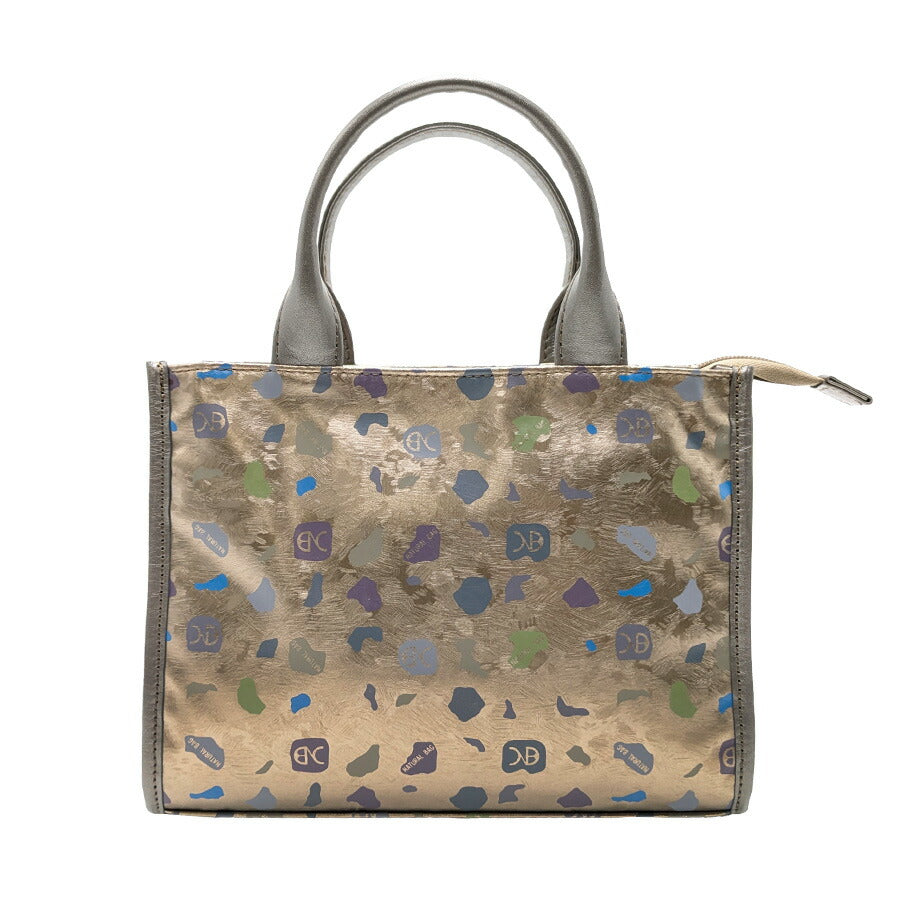 【NATURAL BAG】7130 2WAYハンドバッグ 手持ち レディース かばん 鞄 カバン バッグ ナチュラルバッグ ドットブラック マットブラック/ボルドー ブロンズ シルバー 使いやすい 軽量 日本製 おしゃれ