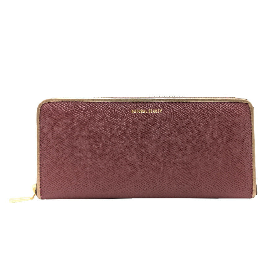 【NATURAL BEAUTY】 70203 長財布 財布 ウォレット ラウンドファスナー カラバリ 豊富 ブランド 通勤 普段使い 家計 お出かけ バッグ ナチュラルビューティ プレゼント