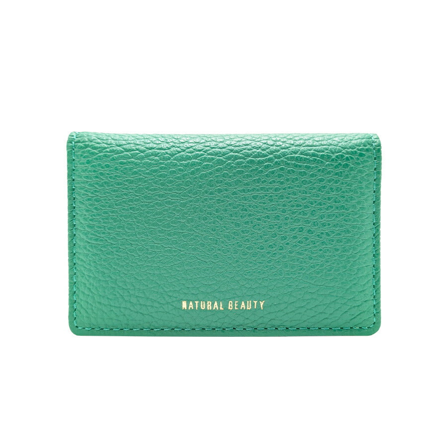 【NATURALBEAUTY】 70236 セレネ 名刺入れ カードケース ウォレット コンパクト かわいい おしゃれ 便利 牛革 レディース プレゼント ギフト ブラック
