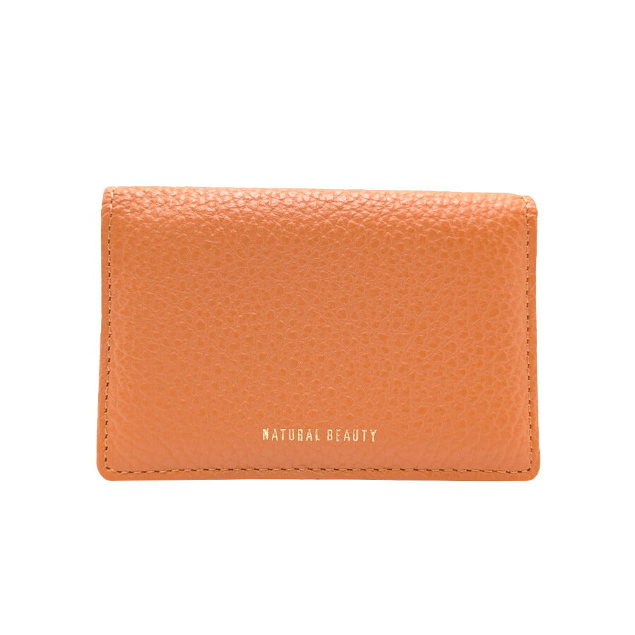 【NATURALBEAUTY】 70236 セレネ 名刺入れ カードケース ウォレット コンパクト かわいい おしゃれ 便利 牛革 レディース プレゼント ギフト ブラック