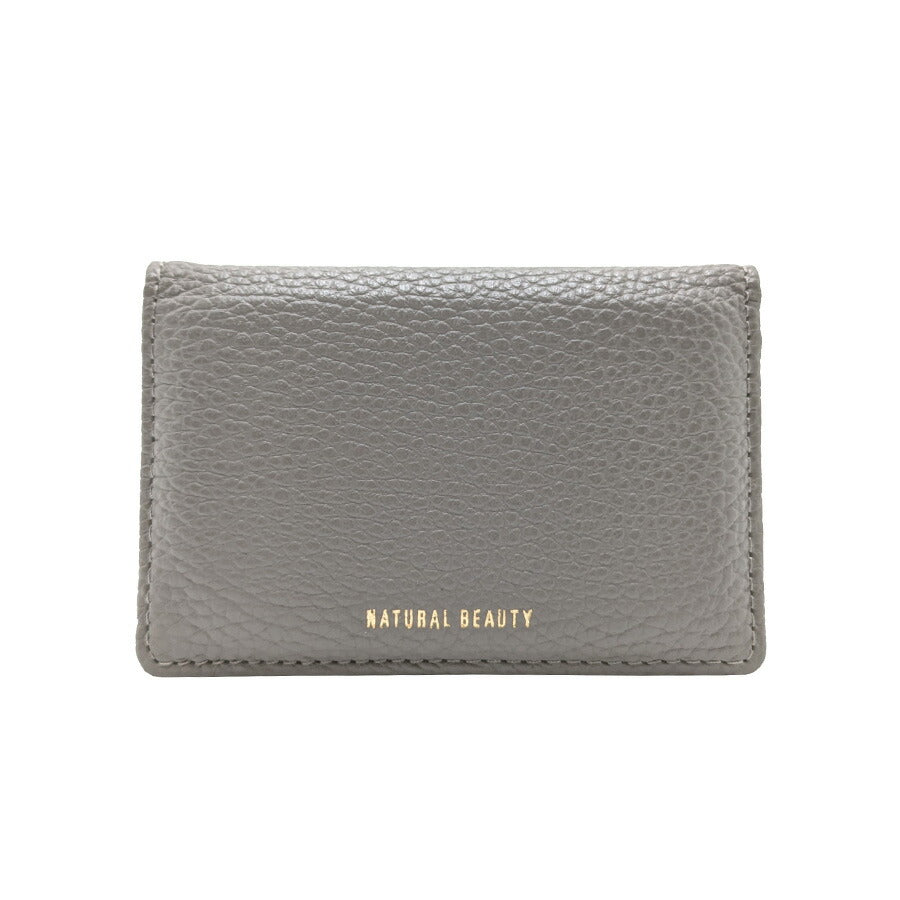 【NATURALBEAUTY】 70236 セレネ 名刺入れ カードケース ウォレット コンパクト かわいい おしゃれ 便利 牛革 レディース プレゼント ギフト ブラック