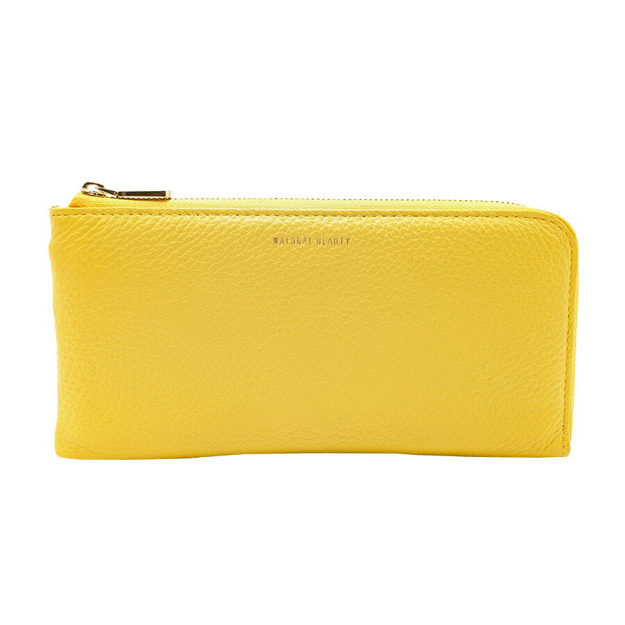 【NATURAL BEAUTY】70262 セレネ L字長財布 レディース ウォレット 財布 サイフ さいふ 牛革 シンプル ナチュラルビューティー ブルー イエロー ローズピンク 使いやすい 普段使い