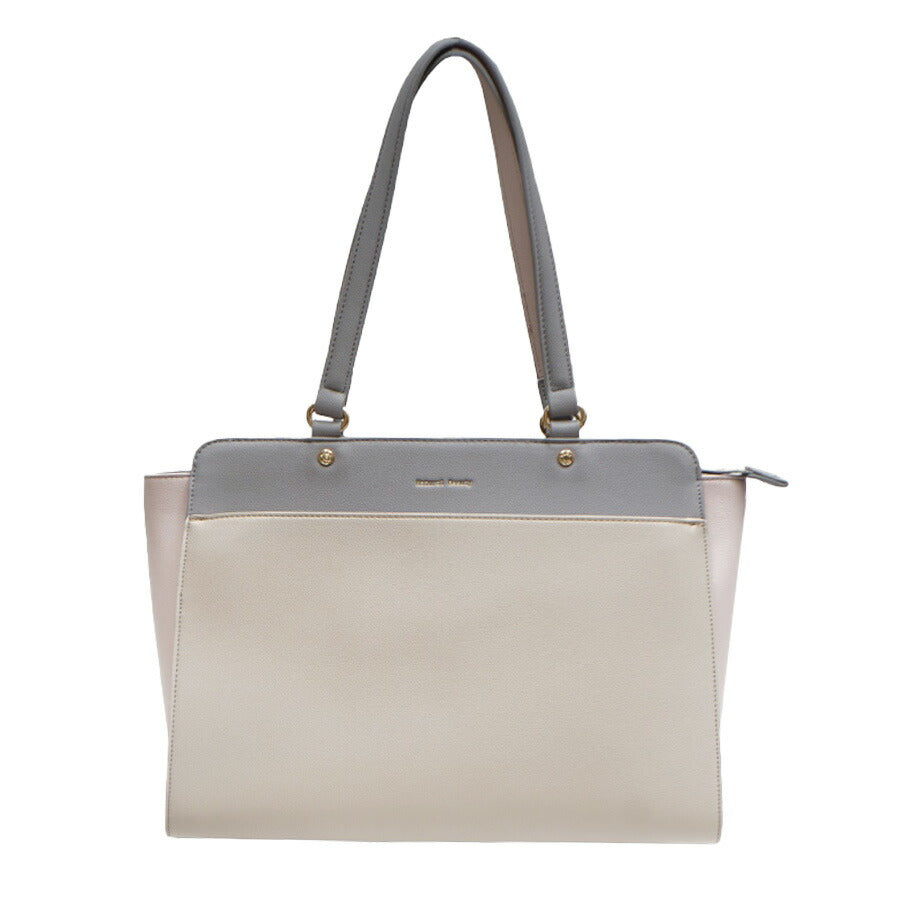 【NATURAL BEAUTY】71141 トートバッグ ナチュラルビューティ Amie アミ シリーズ バイカラー 可愛い シンプル カラフル おしゃれ 通勤 通学 普段使い お出かけ ショッピング ブラック ピンク ブルー グリーン ベージュ プレゼント 女性 ギフト 母の日 誕生日