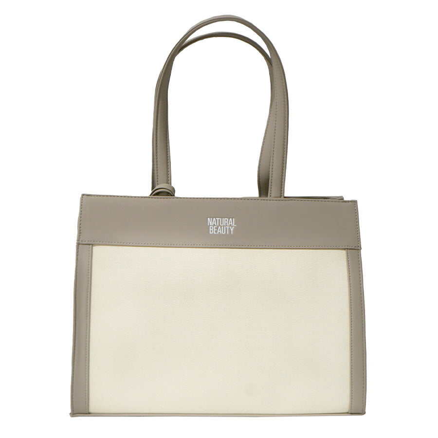 【NATURAL BEAUTY】71181 ジュール トートバッグ レディース 肩掛け 手持ち かばん カバン 鞄 バッグ シンプル ナチュラルビューティ ブラック ホワイト オーク 使いやすい かわいい おしゃれ お出かけ 買い物 普段使い 日常