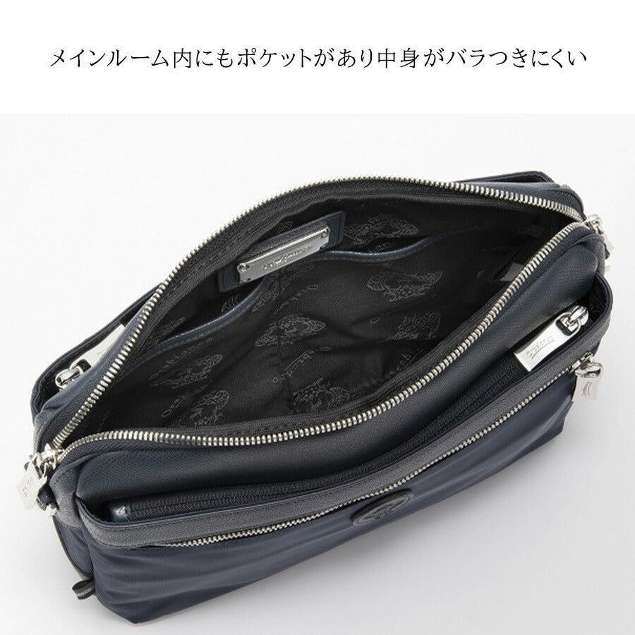 【Orobianco】92952 ソロペルテ 横型ショルダーバッグ 斜め掛け 普段使い 使いやすい 大容量 カジュアル シンプル 牛革 メンズ プレゼント ギフト ブラック