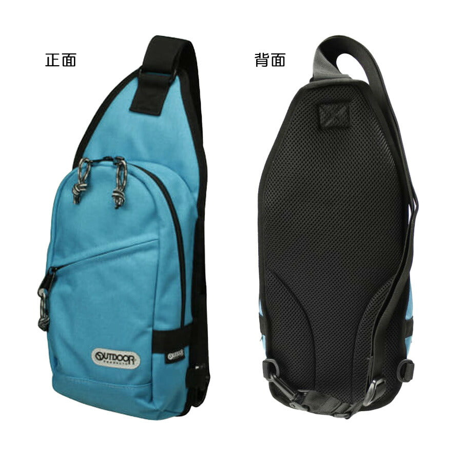 【OUTDOOR PRODUCTS】62232 ワンショルダー 斜め掛け かばん カバン 鞄 バッグ シンプル アウトドアプロダクツ ブラック グレー ピンク スカイブルー パープル レッドモザイク ドットスター 使いやすい かわいい おしゃれ 普段使い 大容量