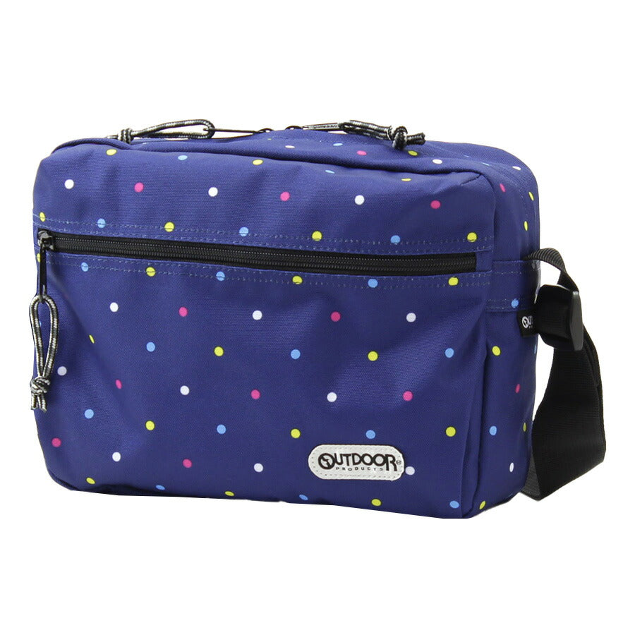 【OUTDOOR PRODUCTS】62319 横型ショルダーバッグ 斜めがけ かばん カバン 鞄 バッグ シンプル アウトドアプロダクツ ブラック グレー ライトピンク ネイビー ラベンダー ロイヤルブルー スター 使いやすい かわいい おしゃれ 普段使い