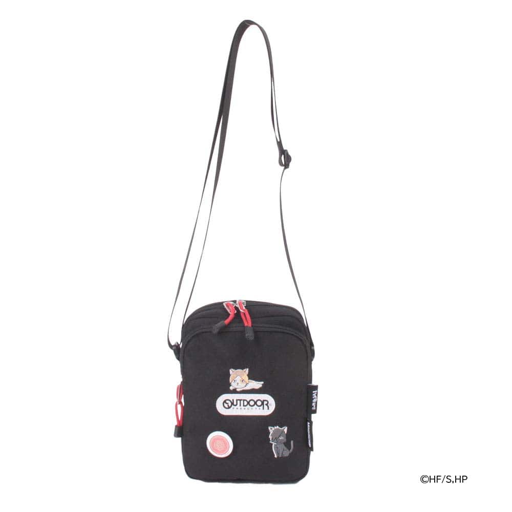 【OUTDOOR PRODUCTS】アウトドアプロダクツ ODHQ01 ハイキュー!! ミニショルダー 週刊少年ジャンプ バレー漫画 烏野高校 音駒高校 稲荷崎高校 オレンジ ブラック グレー ショルダーバッグ コラボ 買い物 お出かけ お揃い アニメ ヲタ活 小さめ プレゼント 誕生日