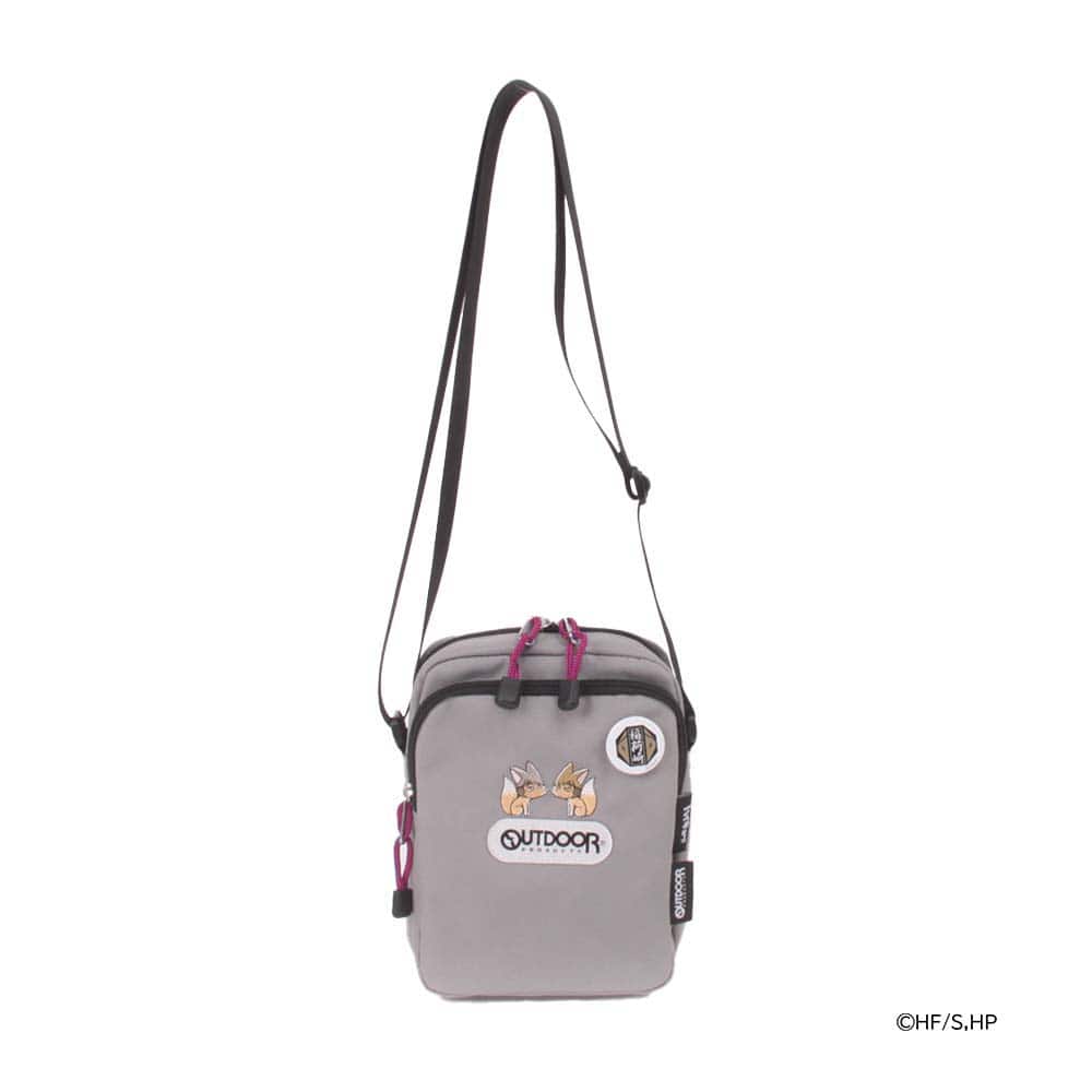 【OUTDOOR PRODUCTS】アウトドアプロダクツ ODHQ01 ハイキュー!! ミニショルダー 週刊少年ジャンプ バレー漫画 烏野高校 音駒高校 稲荷崎高校 オレンジ ブラック グレー ショルダーバッグ コラボ 買い物 お出かけ お揃い アニメ ヲタ活 小さめ プレゼント 誕生日