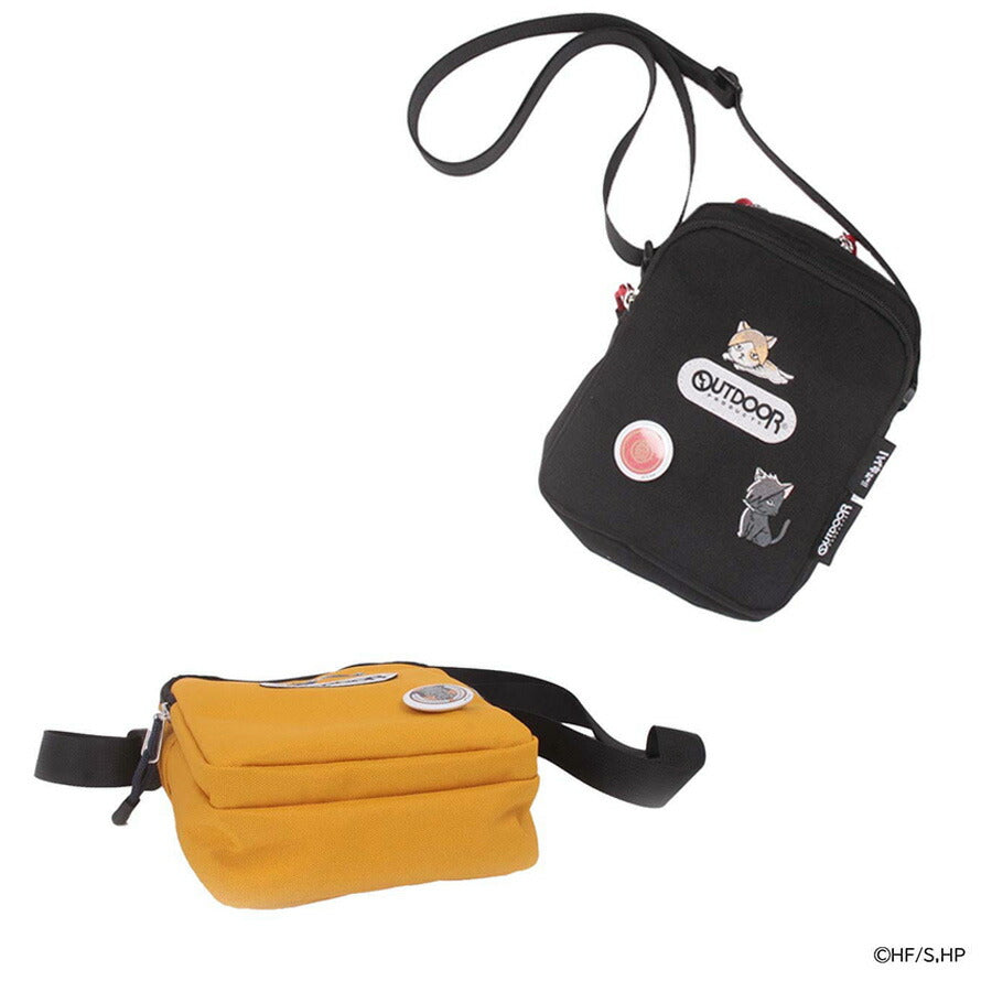 【OUTDOOR PRODUCTS】アウトドアプロダクツ ODHQ01 ハイキュー!! ミニショルダー 週刊少年ジャンプ バレー漫画 烏野高校 音駒高校 稲荷崎高校 オレンジ ブラック グレー ショルダーバッグ コラボ 買い物 お出かけ お揃い アニメ ヲタ活 小さめ プレゼント 誕生日