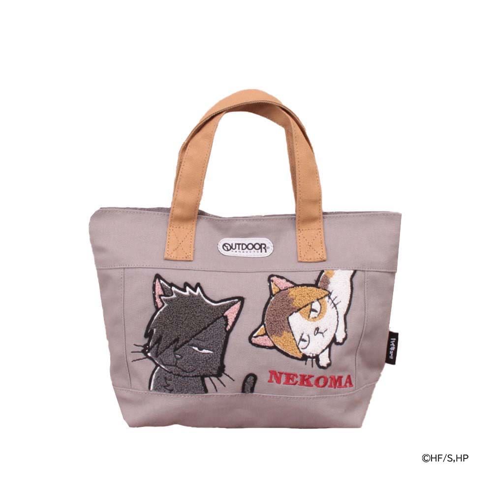 【OUTDOOR PRODUCTS】アウトドアプロダクツ ODHQ10 11 12 ハイキュー!! ミニトート 週刊少年ジャンプ バレー漫画 烏野高校 音駒高校 稲荷崎高校 ブラック グレー キナリ ミニバッグ ランチバッグ コラボ 買い物 お出かけ お揃い アニメ ヲタ活 小さめ プレゼント 誕生日