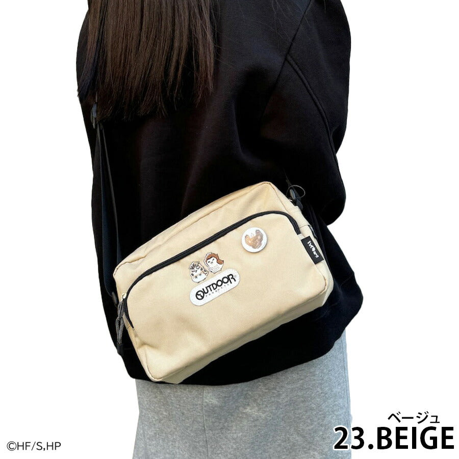 【クリックポスト/時間指定不可】【OUTDOOR PRODUCTS】hq07 ハイキュー ショルダーバッグ ODHQ03 斜め掛け キャラクター アニメ ユニセックス ギフト ブラック