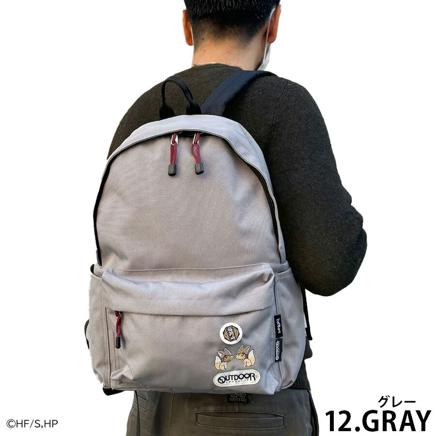【OUTDOOR PRODUCTS】リュック 大容量 hq08 ハイキュー ODHQ04 リュックサック バックパック キャラクター アニメ ユニセックス ギフト ブラック