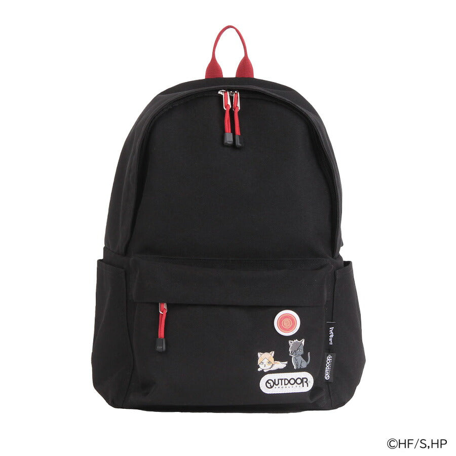 【OUTDOOR PRODUCTS】リュック 大容量 hq08 ハイキュー ODHQ04 リュックサック バックパック キャラクター アニメ ユニセックス ギフト ブラック