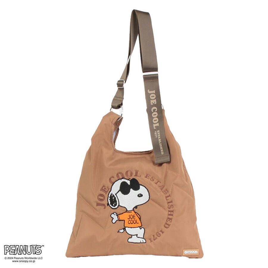 【OUTDOOR PRODUCTS】ODB021 ピーナッツ 2WAYショルダーバッグ レディース かばん 鞄 カバン バッグ アウトドアプロダクツ ブラック ベージュ カーキ ネイビー スヌーピー コラボ 使いやすい 普段使い おしゃれ かわいい