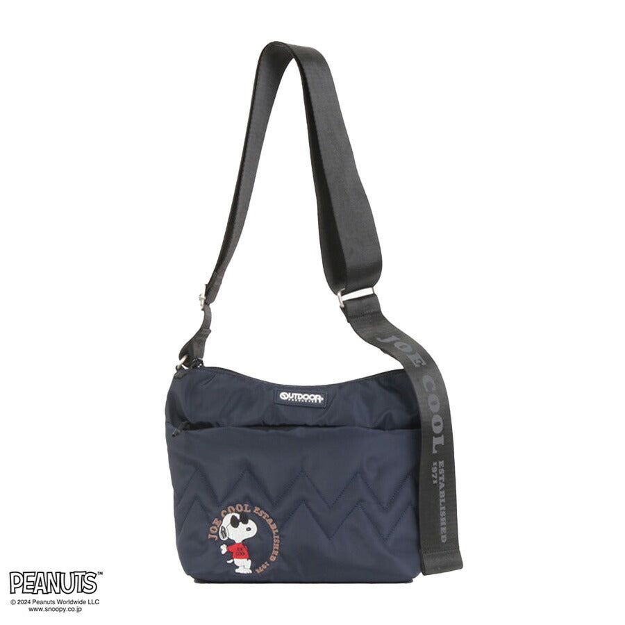 【OUTDOOR PRODUCTS】ODB022 ピーナッツ ミニショルダーバッグ レディース かばん 鞄 カバン バッグ アウトドアプロダクツ ブラック ベージュ カーキ ネイビー スヌーピー コラボ 使いやすい 普段使い おしゃれ かわいい