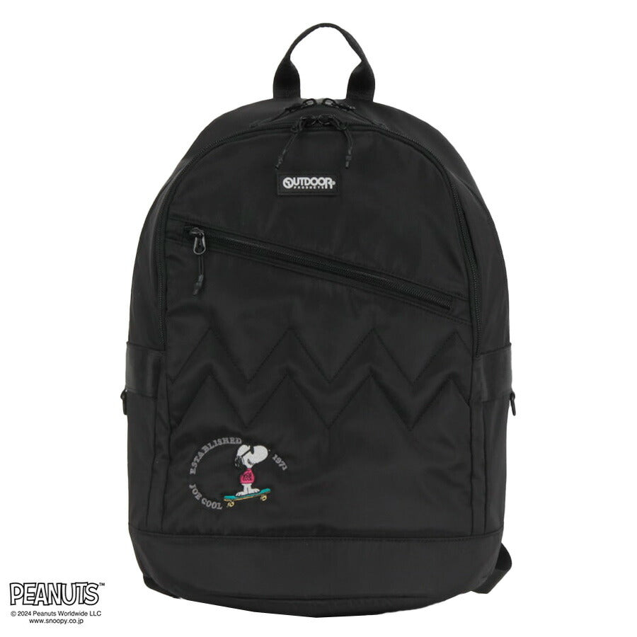 【OUTDOOR PRODUCTS】ODB023 ピーナッツ リュック レディース かばん 鞄 カバン バッグ アウトドアプロダクツ ブラック ベージュ カーキ ネイビー スヌーピー コラボ 使いやすい 普段使い おしゃれ かわいい