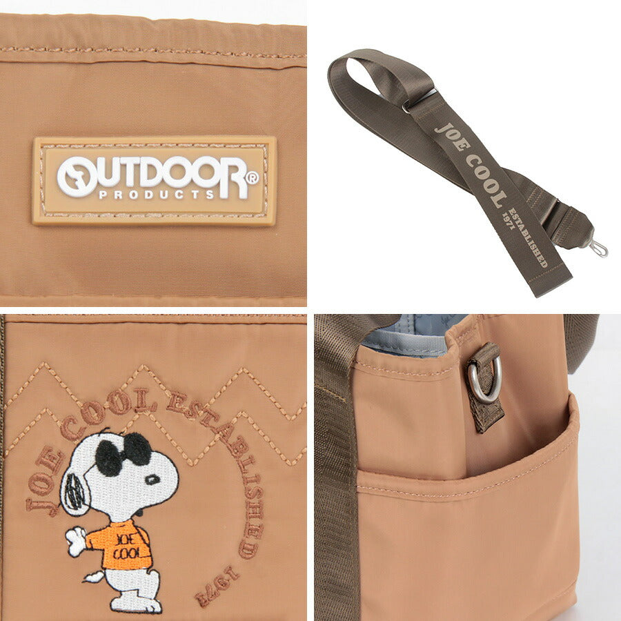 【OUTDOOR PRODUCTS】ODB024 ピーナッツ ミニトートバッグ かばん 鞄 カバン バッグ アウトドアプロダクツ ブラック ベージュ カーキ ネイビー スヌーピー コラボ 使いやすい 普段使い おしゃれ かわいい