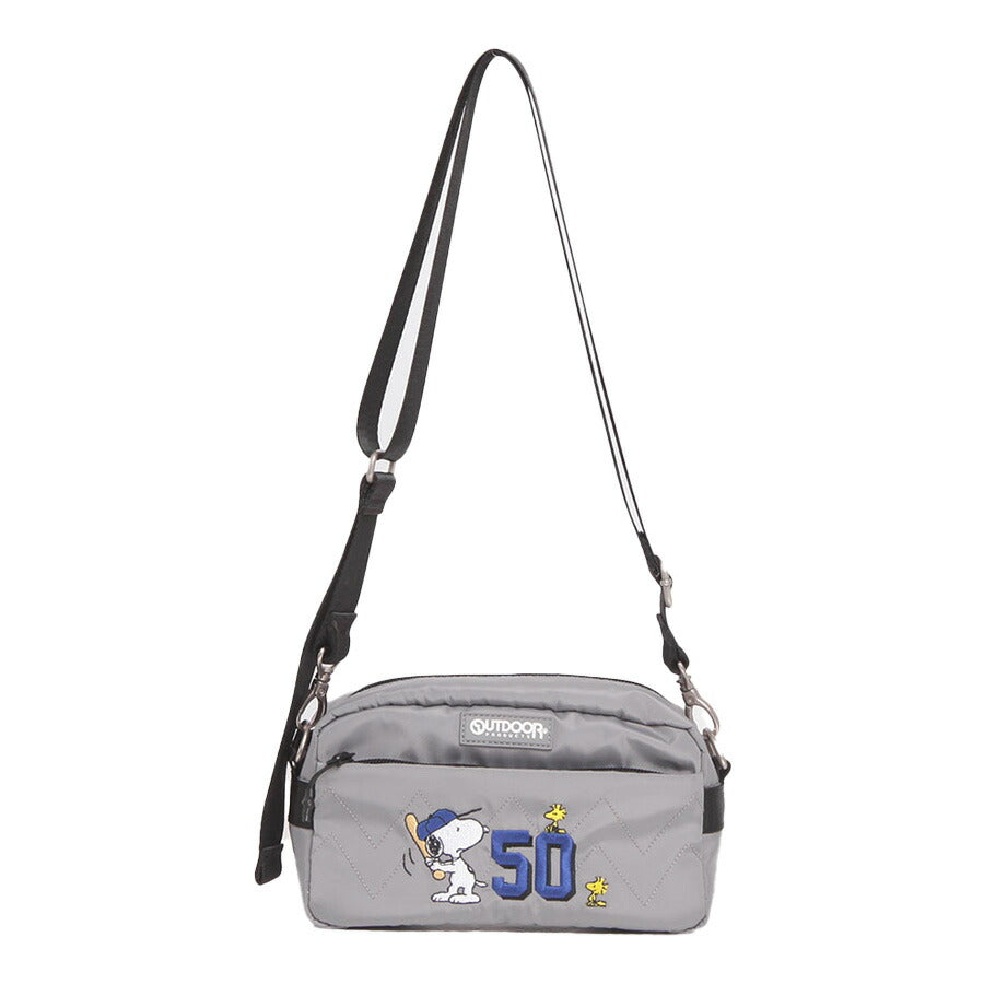 【クリックポスト/時間指定不可】【outdoor products】 odb030 ピーナッツ ショルダーバッグ 斜め掛け かばん コラボ スヌーピー ユニセックス ギフト ブラック