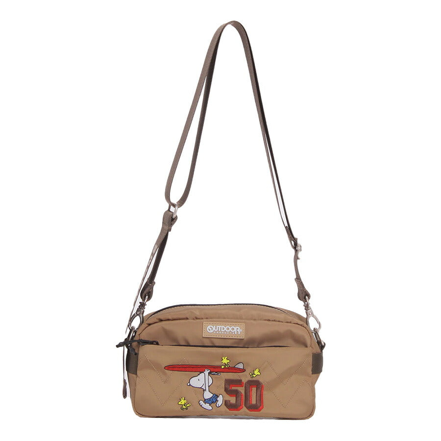【クリックポスト/時間指定不可】【outdoor products】 odb030 ピーナッツ ショルダーバッグ 斜め掛け かばん コラボ スヌーピー ユニセックス ギフト ブラック