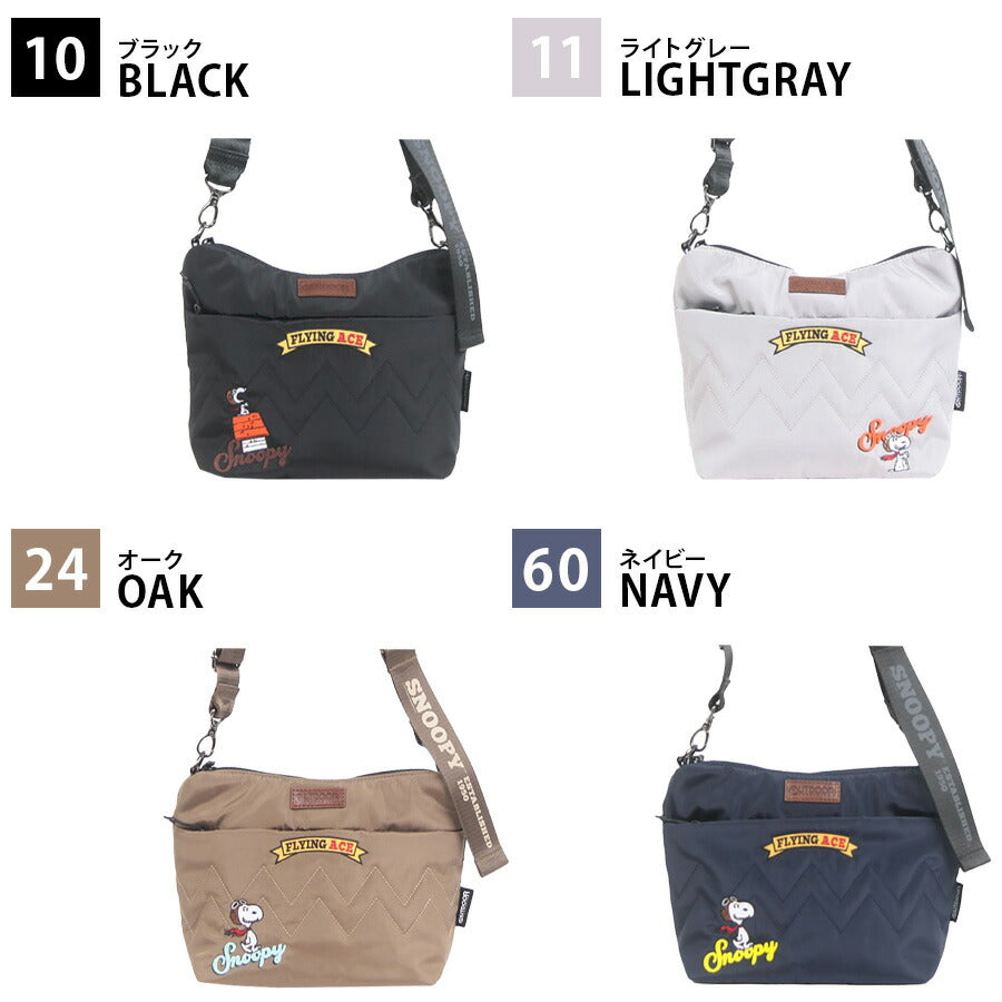 【レターパック配送/時間指定不可】【outdoor products】odb033 ピーナッツ ショルダー 斜め掛け かばん キャラクター レディース ギフト プレゼント ブラック