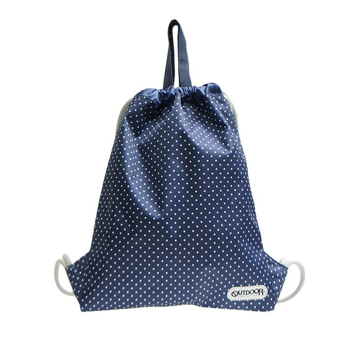 【レターパック配送/時間指定不可】OUTDOOR PRODUCTS アウトドア キッズ ナップサック OUT-504 入学準備 新学期 入学 入園 お祝い 1年生 年少 年中 年長 プレゼント 恐竜柄 アルファベット ドット柄 女の子 男の子 子供 体操服 給食着 入れ かわいい おしゃれ 目印