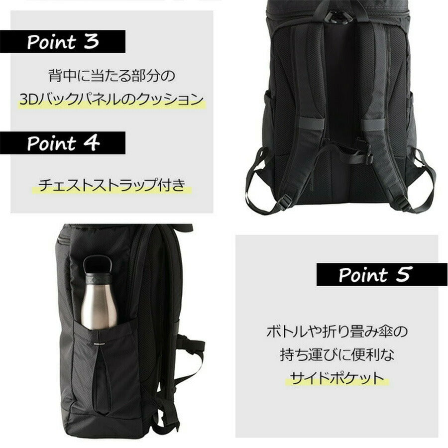Coleman コールマン OUTBIZ アウトビズ OUTBIZ BOX アウトビズボックス リュック デイパック リュックサック デイパック バックパック リサイクルポリエステル メンズ レディース オールシーズン 全2色 ブラック グレー 送料無料 人気