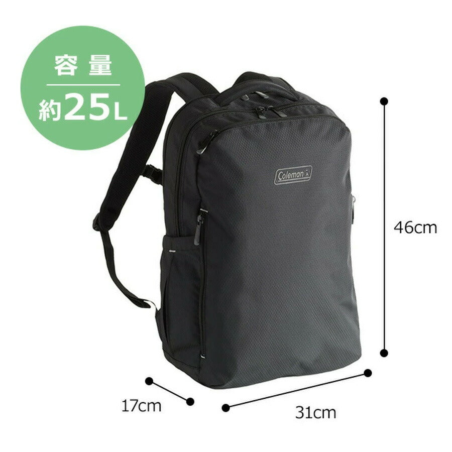 Coleman コールマン OUTBIZ アウトビズ OUTBIZ SMART アウトビズスマート リュック デイパック リュックサック デイパック バックパック リサイクルポリエステル メンズ レディース オールシーズン 全2色 ブラック グレー 送料無料 人気