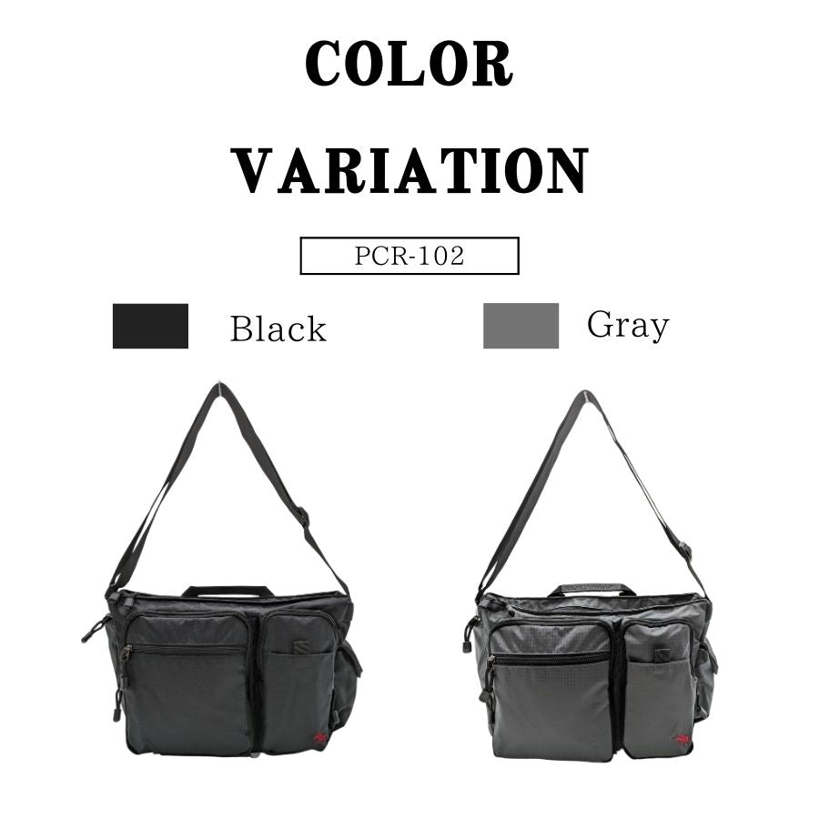 【POLO CHAMPS】 pcr102 マルチドラゴンショルダー 斜め掛け 鞄 かばん カバン バッグ 普段使い 使いやすい シンプル メンズ 父の日 ギフト プレゼント ブラック