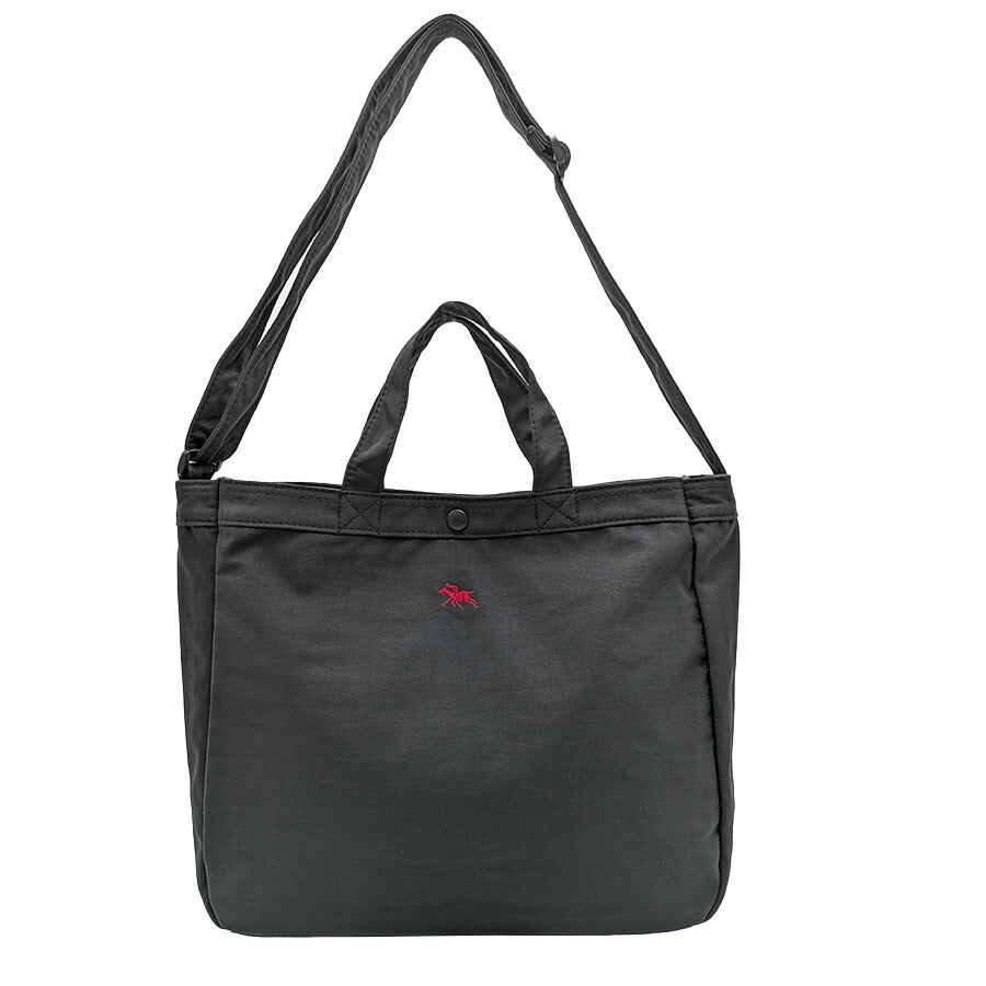 【POLO CHAMPS】 pcw107 2WAYトートバッグ 斜め掛け かばん カバン バッグ 使いやすい 普段使い シンプル カジュアル メンズ ギフト プレゼント ブラック