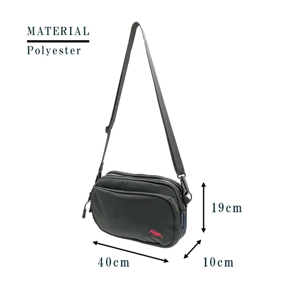 【POLO CHAMPS】 pcw112 ミニショルダー 斜め掛け かばん カバン バッグ 鞄 使いやすい 普段使い シンプル カジュアル メンズ ギフト プレゼント ブラック