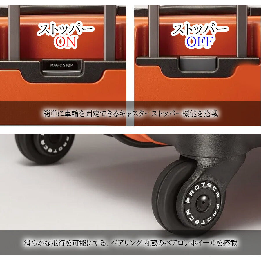 【PROTECA】 01341 ポケットライナー2 スーツケース キャリーケース プロテカ 旅行 修学旅行 出張 機内持ち込み 37L 使いやすい プレゼント 贈り物 日本製