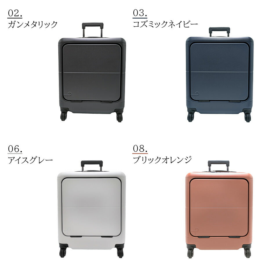 【PROTECA】 01471 LT.ラウンド.パルーティ.Quilt-C キャスターストッパー付き TSAロック 機内持ち込み 出張 ユニセックス プレゼント ガンメタリック