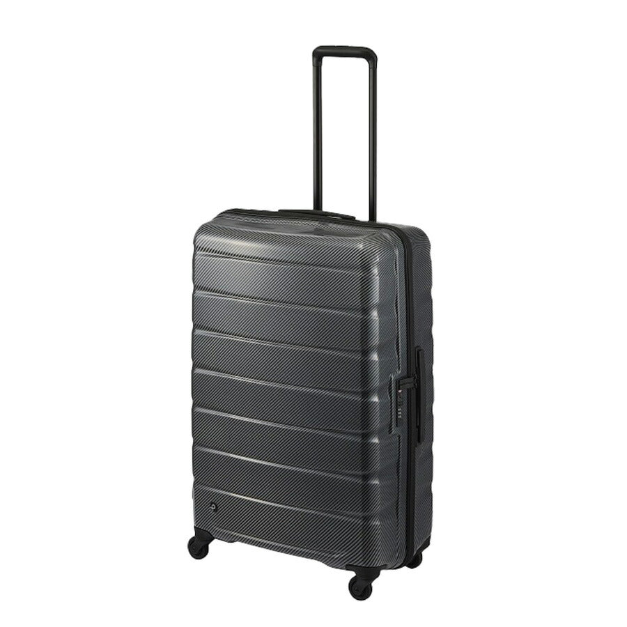 【PROTECA】 01524 エアロフレックスDX2 スーツケース 100L 7泊以上 出張 旅行 大容量 ユニセックス 使いやすい 軽量 日本製 プレゼント ギフト ブラック
