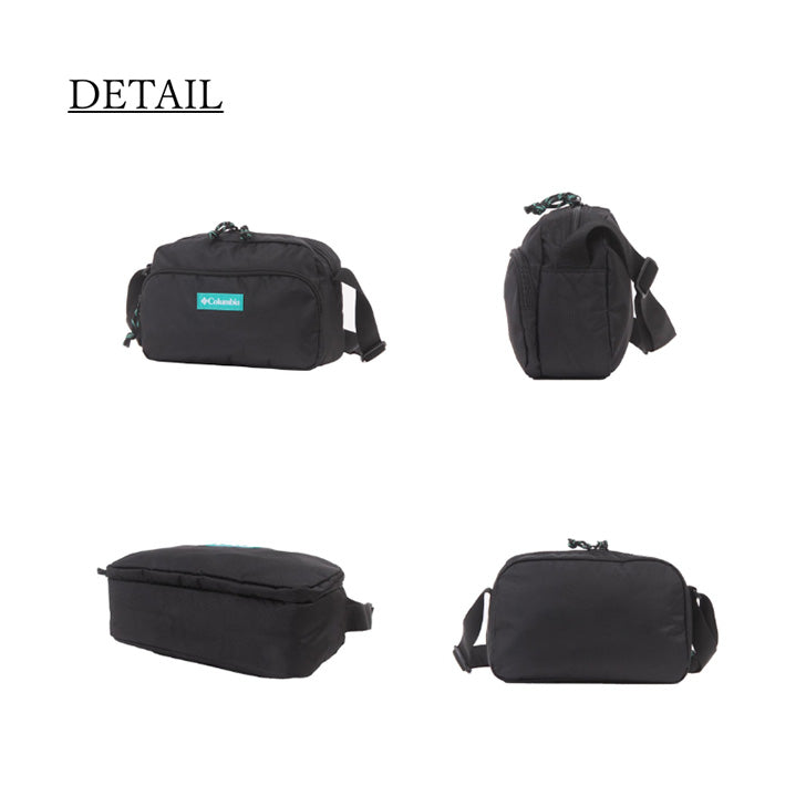 【レターパック配送/時間指定不可】Columbia コロンビア ショルダーバッグ PU8145 Steven Cart Mini Shoulder 横型 ミニショルダー ブラック グリーン グレー オムニシールド 撥水 普段使い アウトドア 公園 キャンプ 買い物 タウンユース 学生 大人 プレゼント 男性 女性