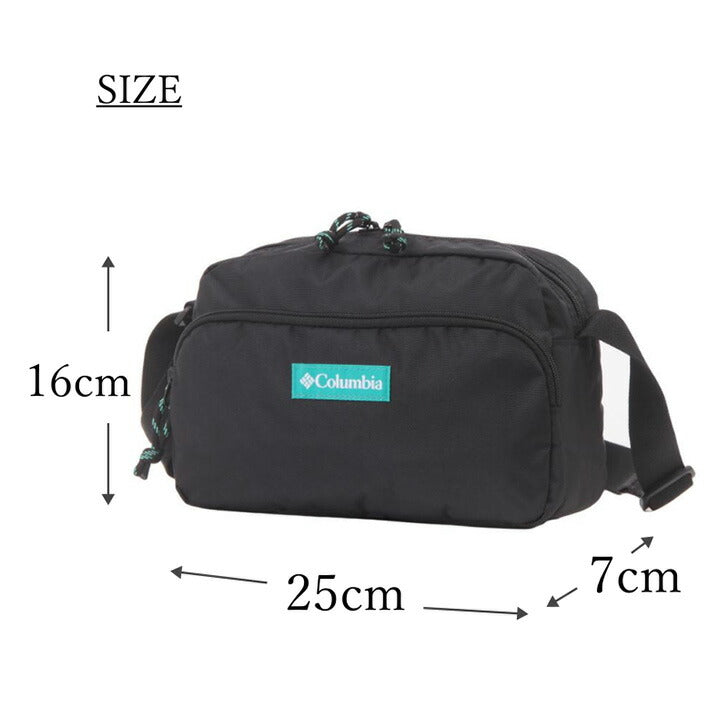【レターパック配送/時間指定不可】Columbia コロンビア ショルダーバッグ PU8145 Steven Cart Mini Shoulder 横型 ミニショルダー ブラック グリーン グレー オムニシールド 撥水 普段使い アウトドア 公園 キャンプ 買い物 タウンユース 学生 大人 プレゼント 男性 女性
